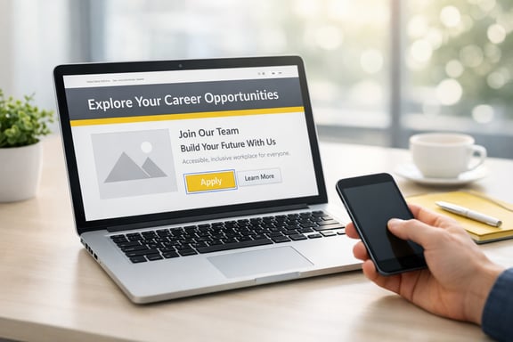 Inklusives Recruiting mit barrierefreien Karriere-Webseiten