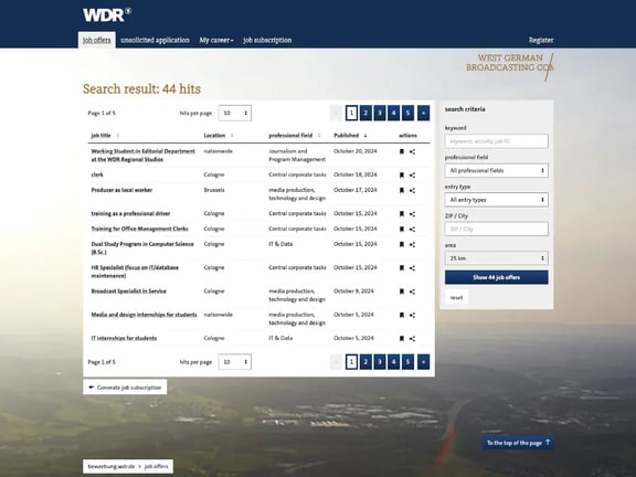 Reference WRD jobboard